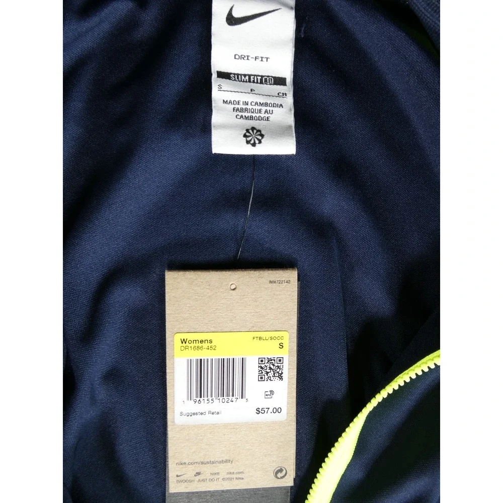 Nike Women's Dri-FIT‎ Academy 23 Track Jacket DR1686-452 Size S – Obsidian Blue